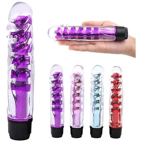 Vibrador de Silicona texturizada morado — imagen 2